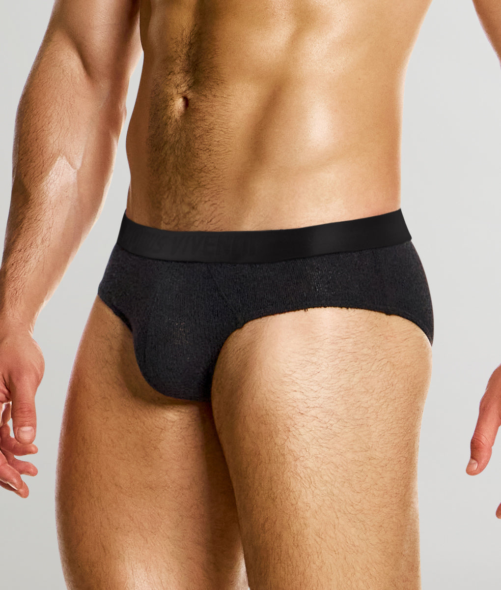 Modus Vivendi Purled Classic Brief Black