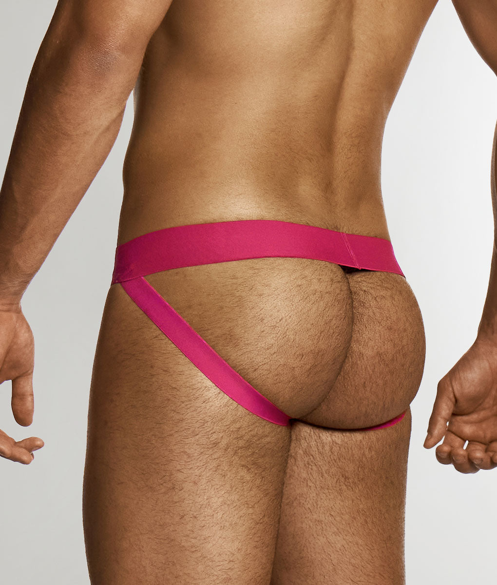 Modus Vivendi Pied de Coq Jockstrap Fuschia