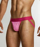 Modus Vivendi Pied de Coq Jockstrap Fuschia