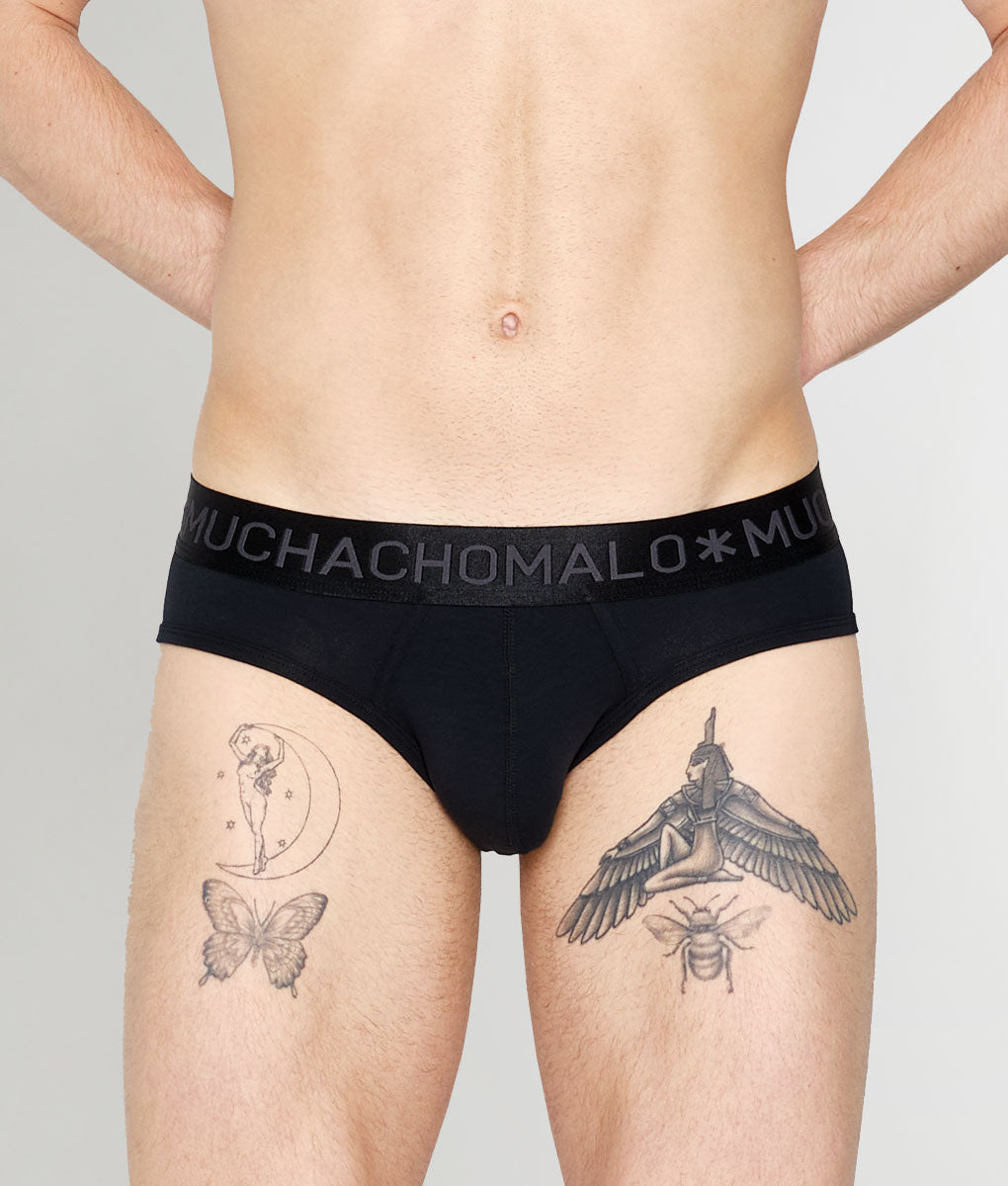Muchachomalo Dalmatian Solid Brief Anthracite