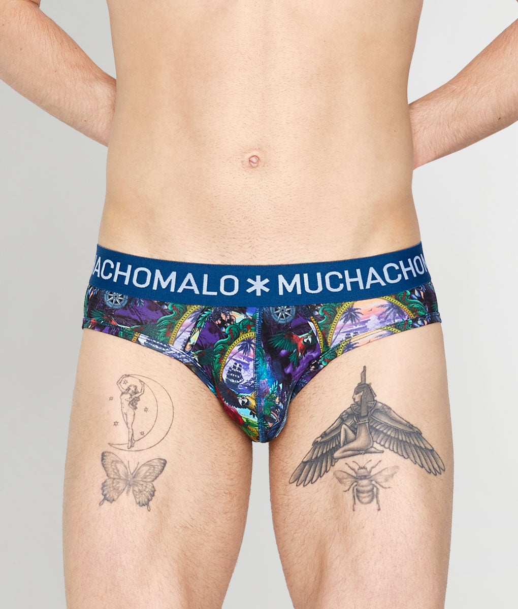 Muchachomalo Pirate Parrot Brief Pirate-parrot-a