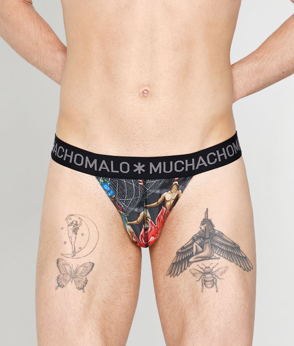 Muchachomalo Circus Thong Circus-print-a