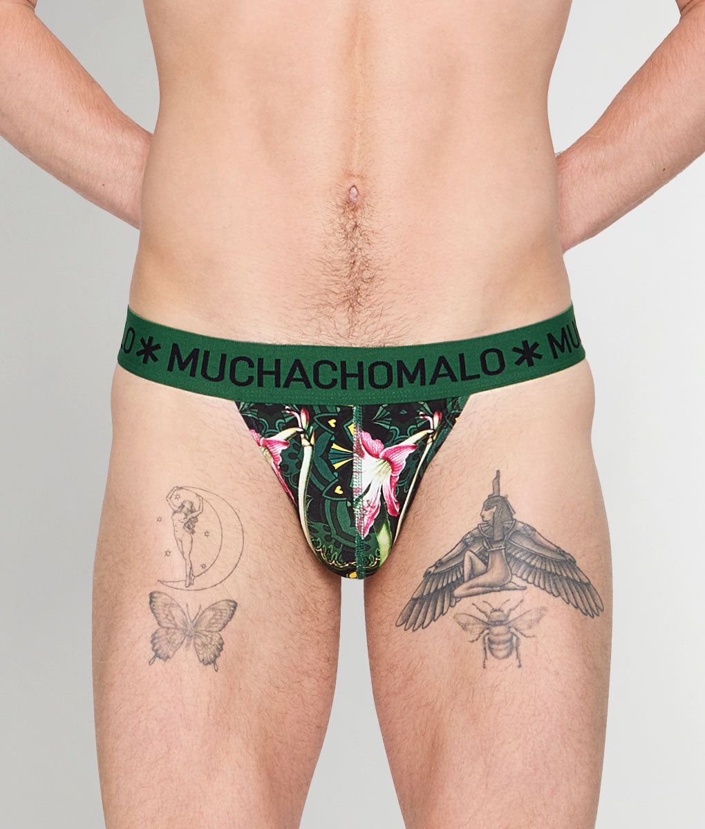 Muchachomalo Geometric Thong Geometric-print-b