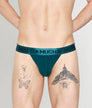 Muchachomalo Pink Cockatoo Solid Thong Deep-teal