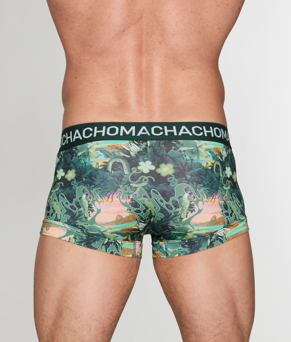 Muchachomalo Rio De Janiero Trunk Muchachomalo Rio De Janiero Trunk Green-print