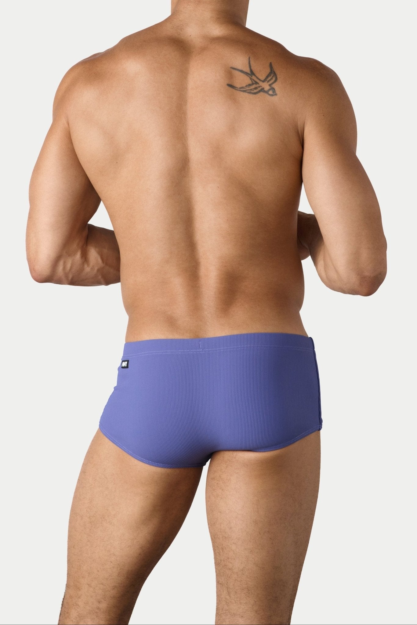 AWRY Oasis Swim Sunga Lavender - mens swim sungas back view