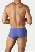AWRY Oasis Swim Sunga Lavender - mens swim sungas back view