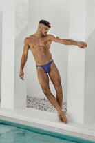 AWRY Oasis Swim Tanga Lavender - men's swim brief full body