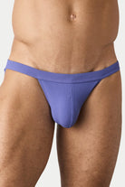 AWRY Oasis Swim Tanga Lavender - men's swim brief pouch detail