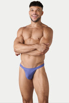 AWRY Oasis Swim Thong Lavender - mens swim thongs front view
