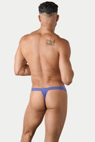 AWRY Oasis Swim Thong Lavender - mens swim thongs back view