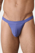 AWRY Oasis Swim Thong Lavender - men's swim thong waistband detail