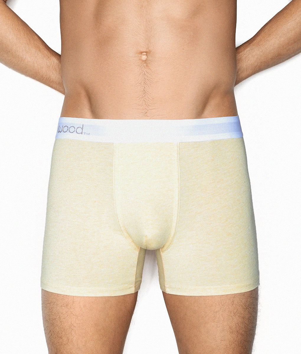 Wood Boxer Brief Straw-yellow