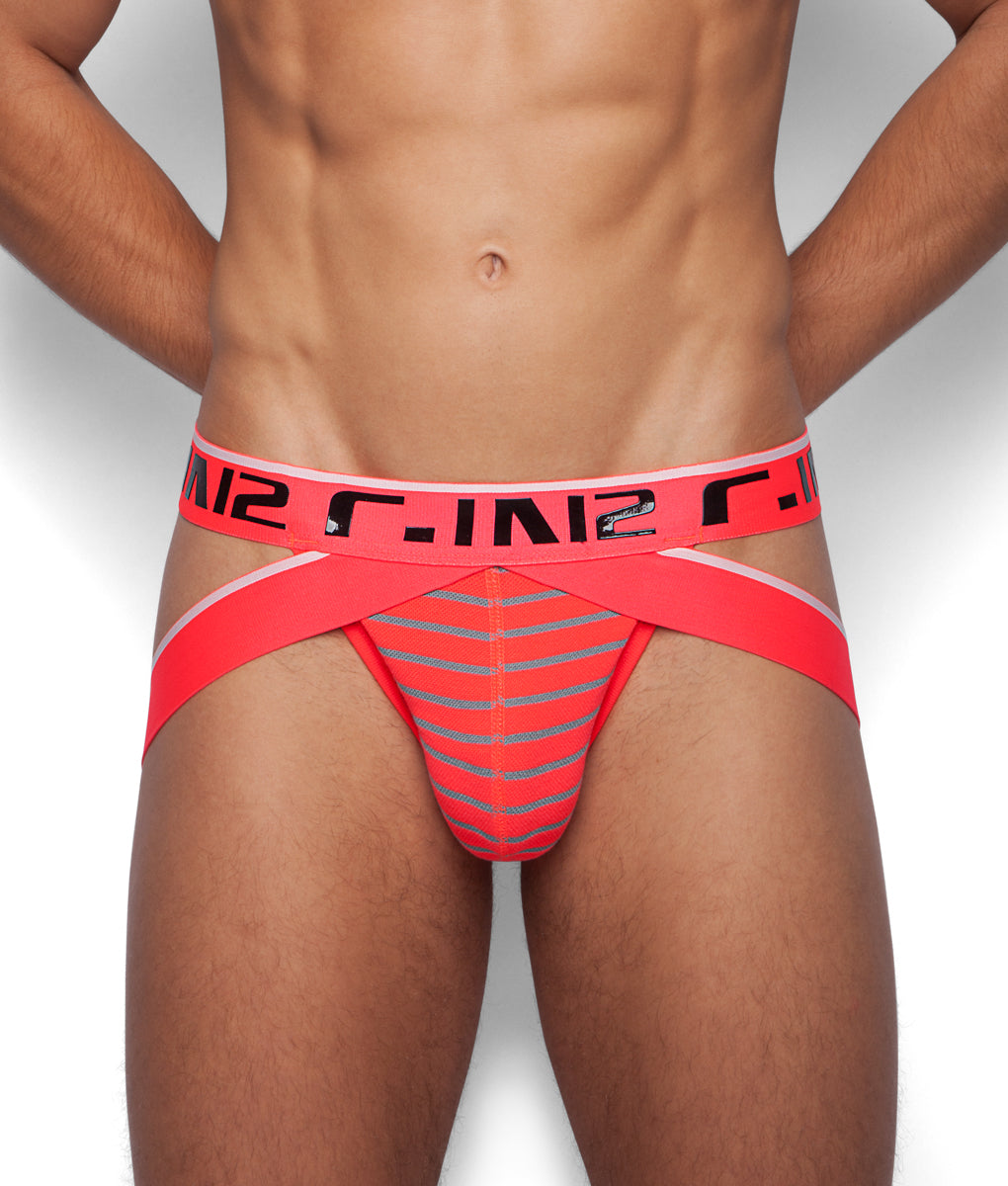 C-IN2 Super Bright Jockstrap Issacs-pink