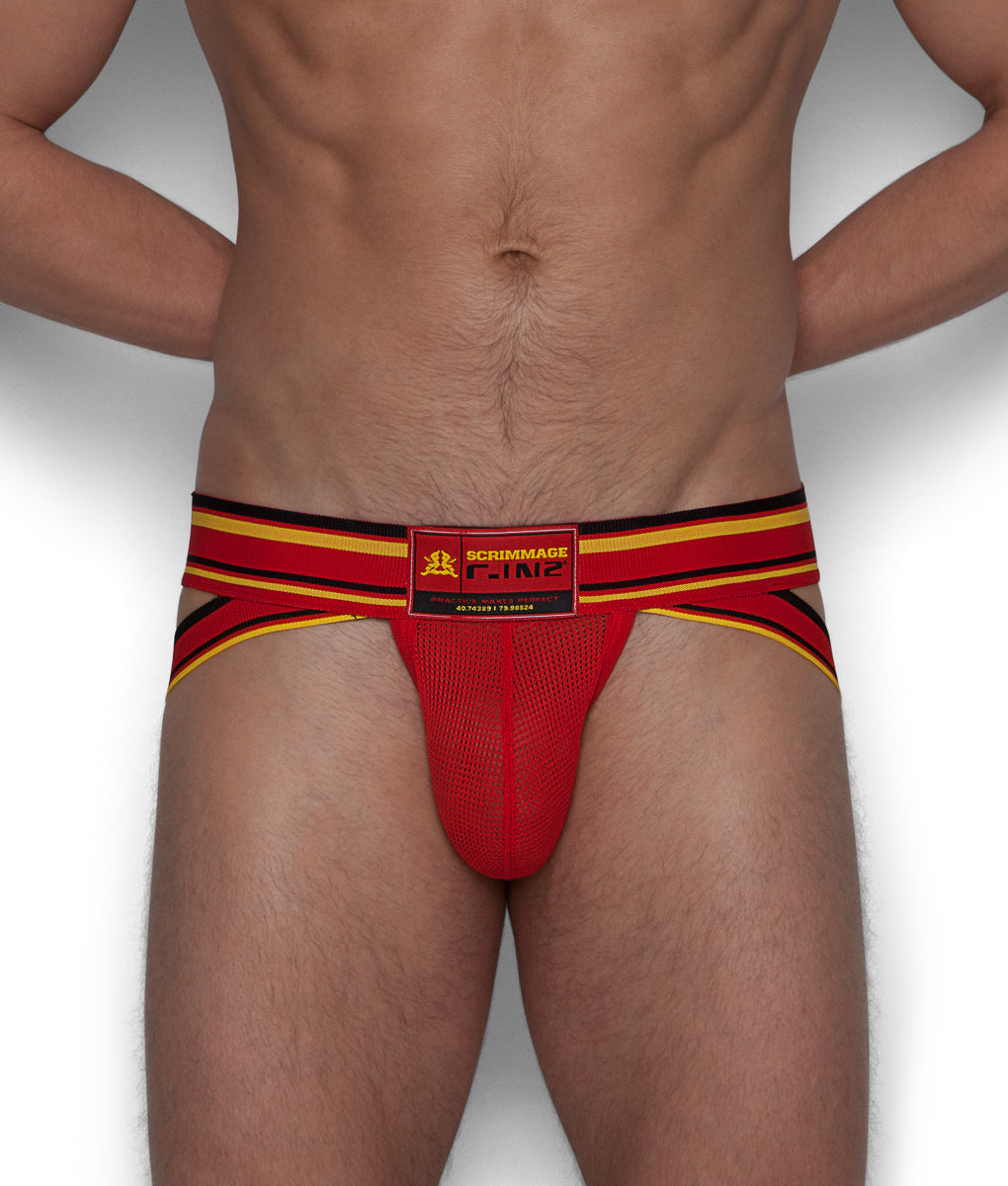 C-IN2 Scrimmage Jockstrap Winning-red