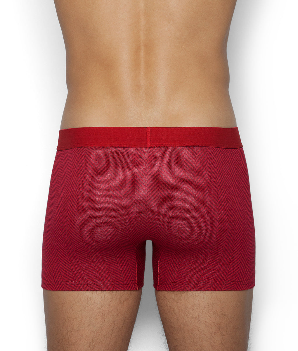 Wood Boxer Brief with Fly Red-herring