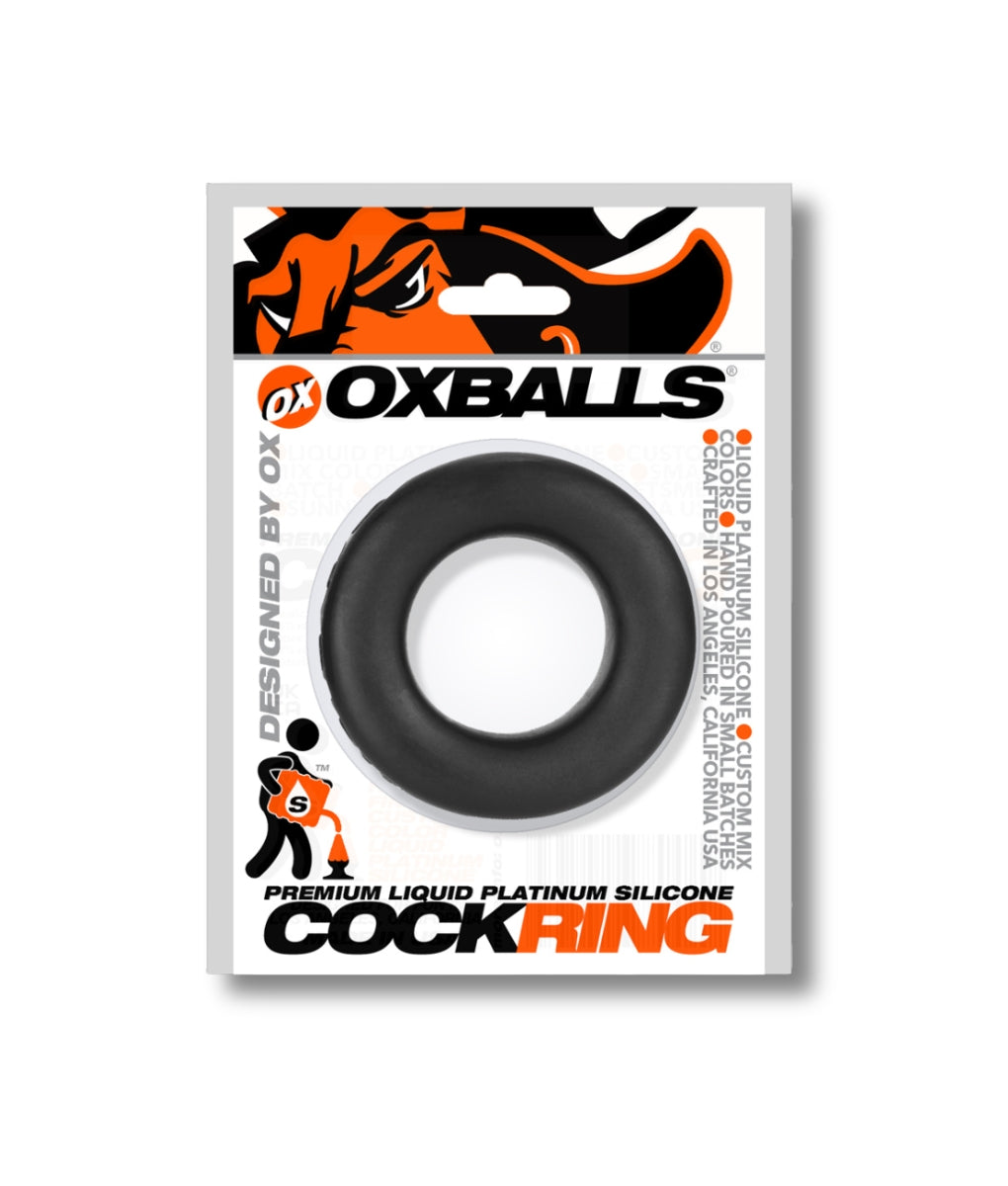 OXBALLS The Smoosh Comfort Cock-T Cockring Black