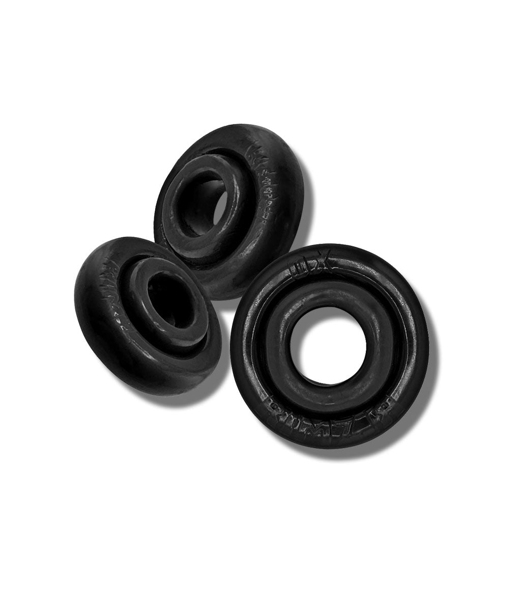 Oxballs Rimringz Power Bulge Rings Black