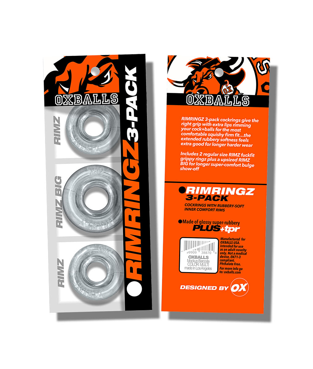 Oxballs Rimringz Power Bulge Rings Clear