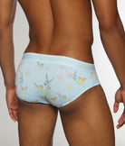 Parke & Ronen Bird Song Low Rise Brief Bird-song-blue