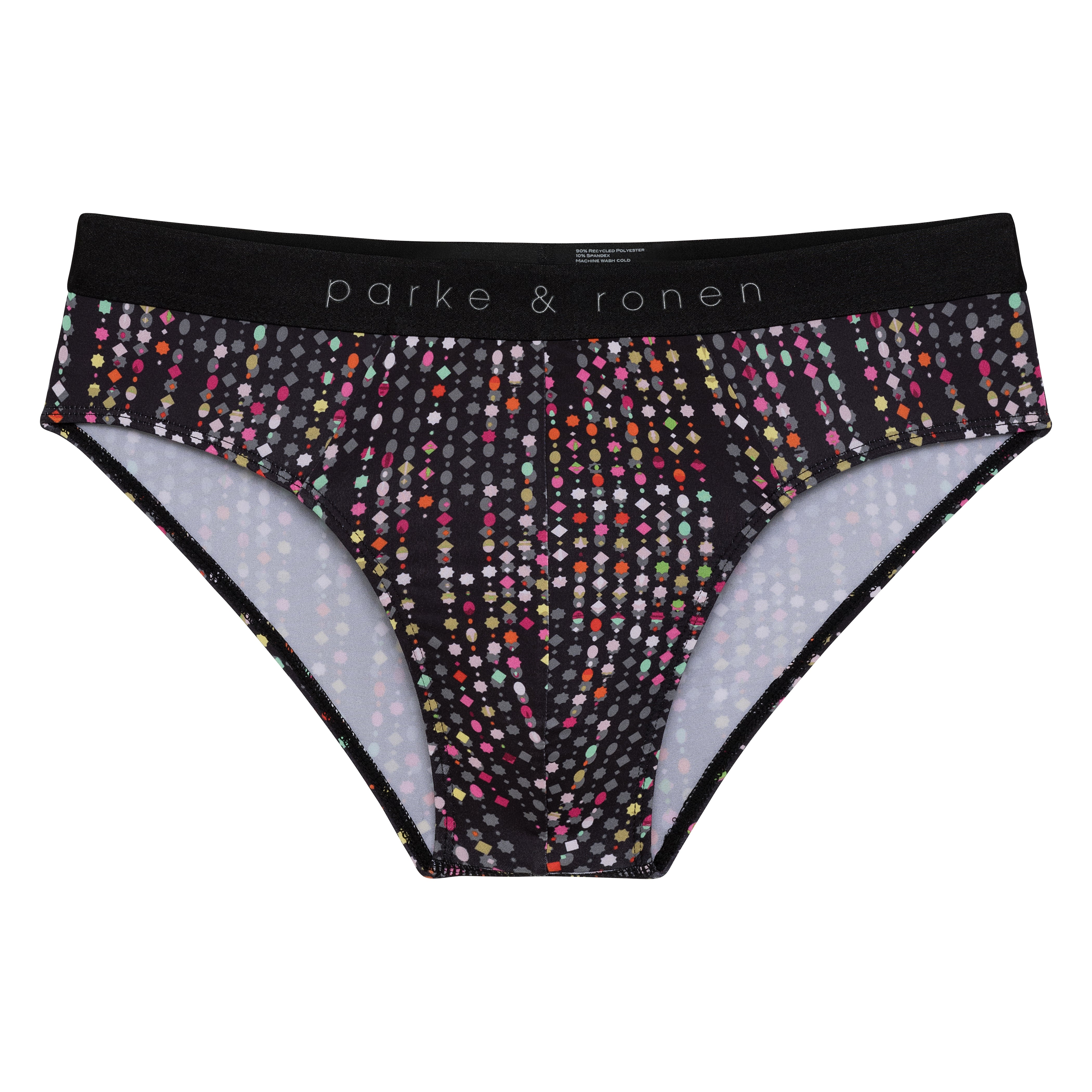 Parke & Ronen Printed Low-Rise Brief Parke & Ronen Printed Low-Rise Brief Jet-black-gala
