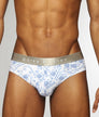 Parke & Ronen Printed Low-Rise Brief Roman-coins-lapis