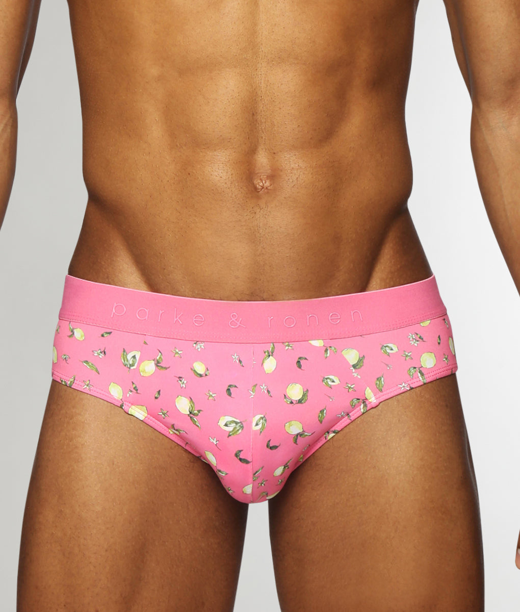Parke & Ronen Printed Low-Rise Brief Parke & Ronen Printed Low-Rise Brief Meyer-lemon-pink