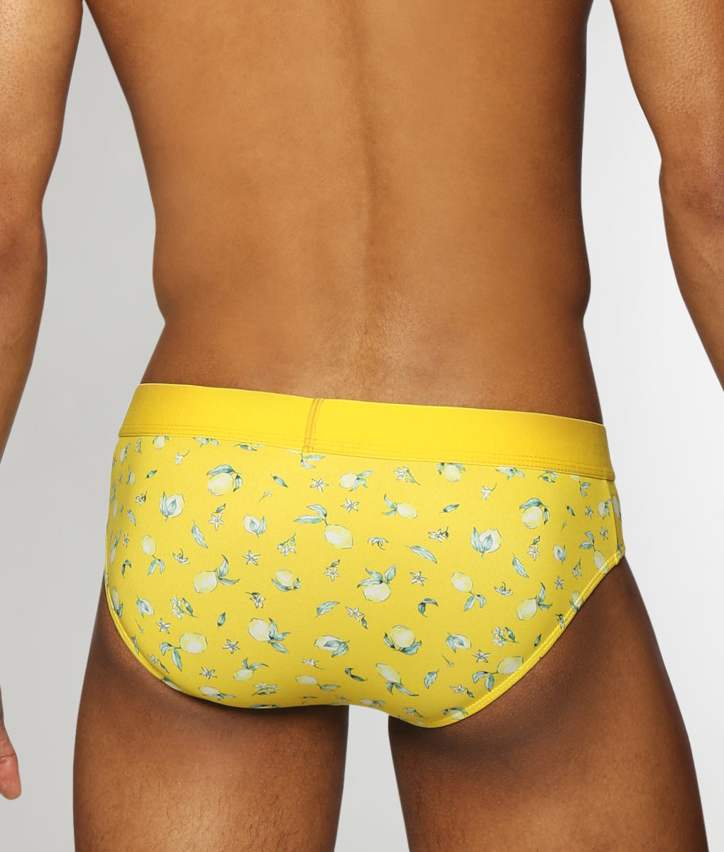 Parke & Ronen Printed Low-Rise Brief Parke & Ronen Printed Low-Rise Brief Meyer-lemon-yellow