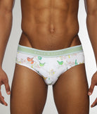 Parke & Ronen Bird Song Low Rise Brief Bird-song-white