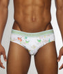 Parke & Ronen Bird Song Low Rise Brief Bird-song-white