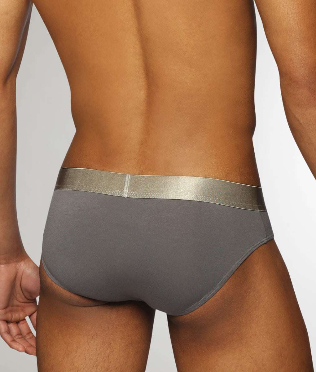 Parke & Ronen Solid Low-Rise Brief Parke & Ronen Solid Low-Rise Brief Grey