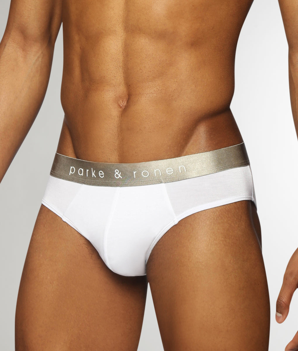 Parke & Ronen Solid Brief Parke & Ronen Solid Brief White