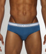 Parke & Ronen Retro Solid Low Rise Brief Retro-elysian-blue