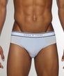 Parke & Ronen Retro Solid Low Rise Brief Retro-frost-blue