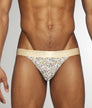 Parke & Ronen Printed Low-Rise Jockstrap Roar-gold
