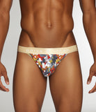 Parke & Ronen Printed Low-Rise Jockstrap Woodland-autumn