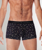 Parke & Ronen Printed Low Rise Trunk Black-galileo