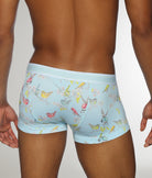 Parke & Ronen Bird Song Low Rise Trunk Bird-song-blue