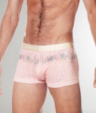 Parke & Ronen Printed Low Rise Trunk Champagne-sparkle