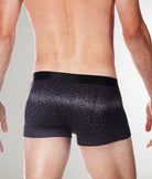 Parke & Ronen Printed Low Rise Trunk Onyx-sparkle