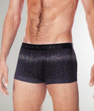 Parke & Ronen Printed Low Rise Trunk Onyx-sparkle