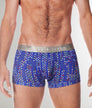 Parke & Ronen Printed Low Rise Trunk Royal-blue-gala