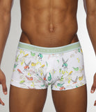 Parke & Ronen Bird Song Low Rise Trunk Bird-song-white