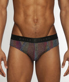 Parke & Ronen Pride Funfetti Low-Rise Brief Funfetti-black