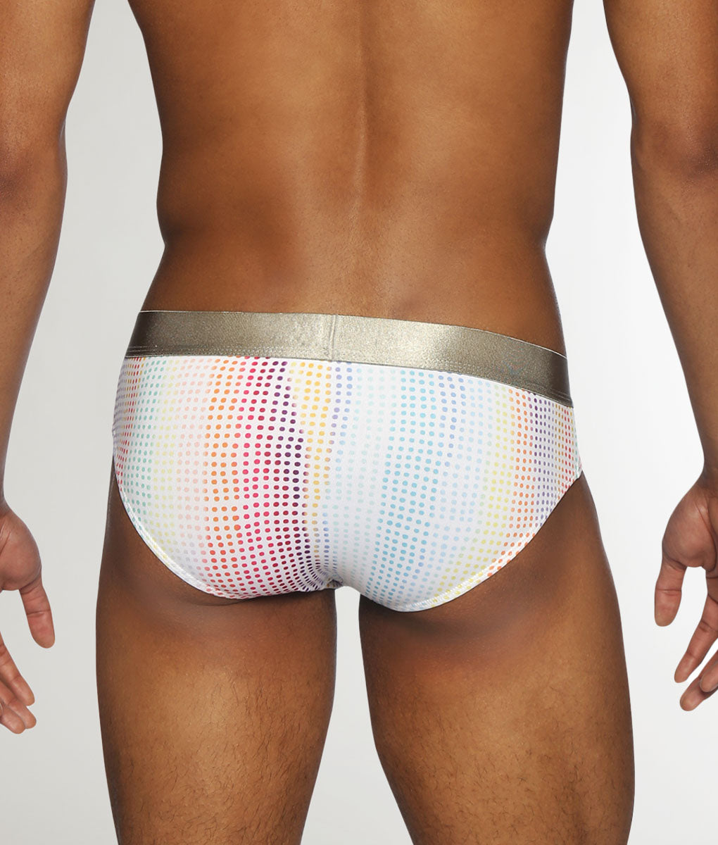 Parke & Ronen Pride Funfetti Low-Rise Brief Funfetti-white