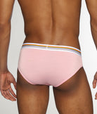 Parke & Ronen Pride Solid Low-Rise Brief Blush-pink
