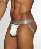 Parke & Ronen Pride Funfetti Jockstrap White