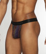 Parke & Ronen Pride Funfetti Thong Black