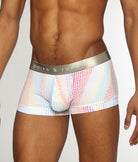 Parke & Ronen Pride Funfetti Low-Rise Trunk White
