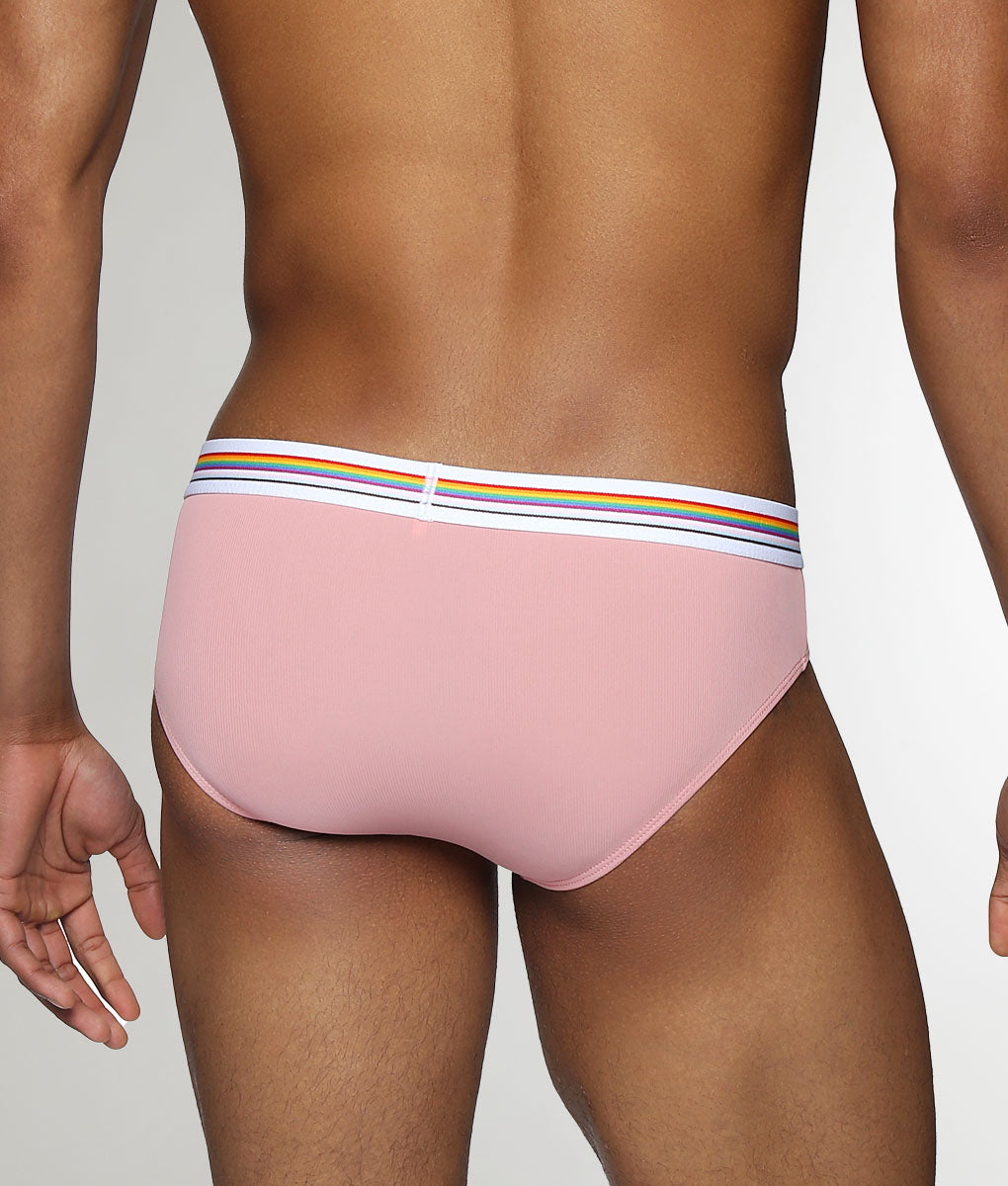 Parke & Ronen Boudoir Pride Nylon Low-Rise Brief Peach